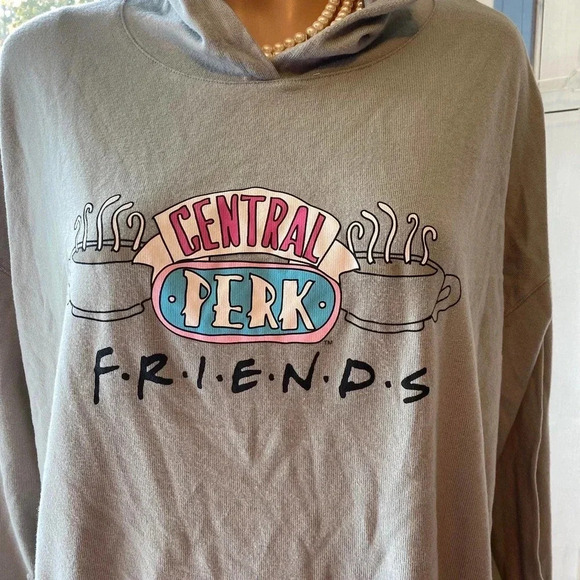 Central Perk Friends Supper Soft Cozy Hoodie Sweatshirt Women size XL - Picture 5 of 5